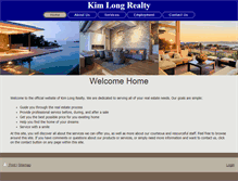 Tablet Screenshot of kimlongrealty.com